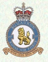 257 Squadron crest