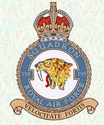 195 Squadron Crest