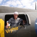 Mel Litke, photographed on 'his position' on Michigan Airshow, mid 1990-ies