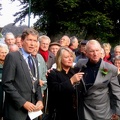 Mayor Tschernof of De Bilt with Jose Cladder and Co de swart