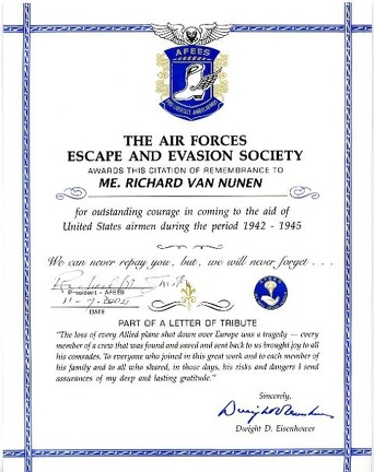   (-4-)  US Afees Reward for Richard van Nunen